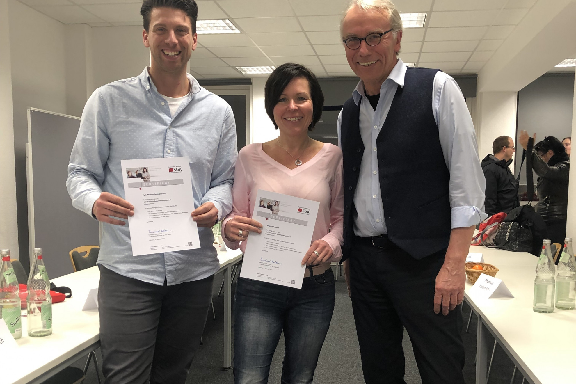 Foto v. lks.: Felix Markmeier-Agnesens, Andrea Jaunich, Bernhard Daldrup