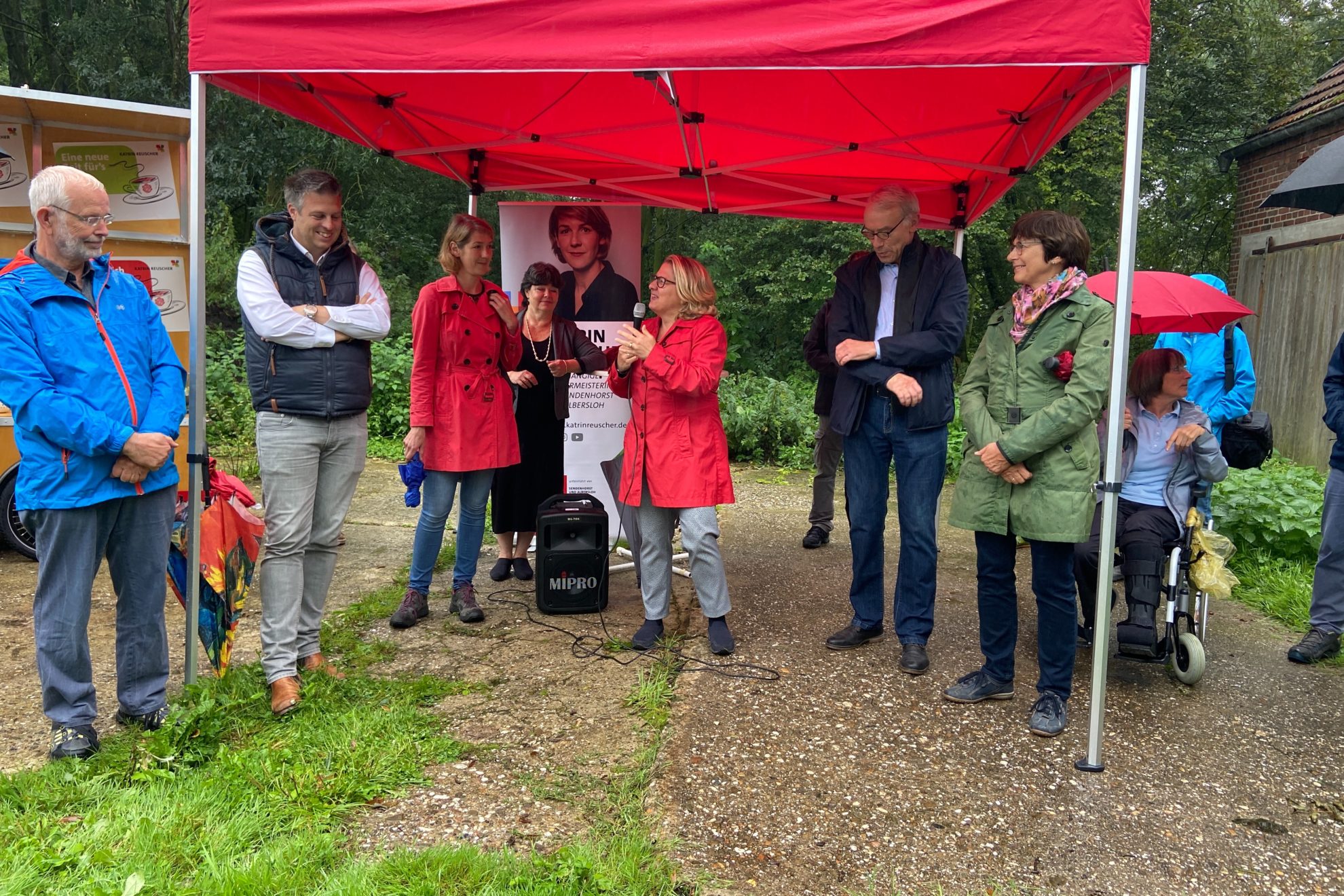Bundesumwelministerin Svenja Schulze in Sendenhorst